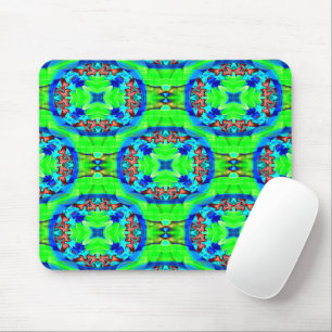 Psychedelic flowers..... mouse pad