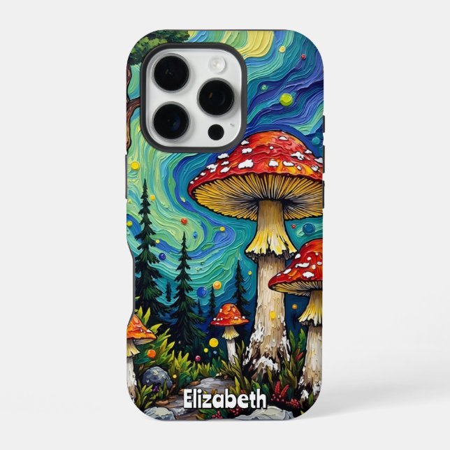 Psychedelic Forest Clearing Iphone Case (Back)