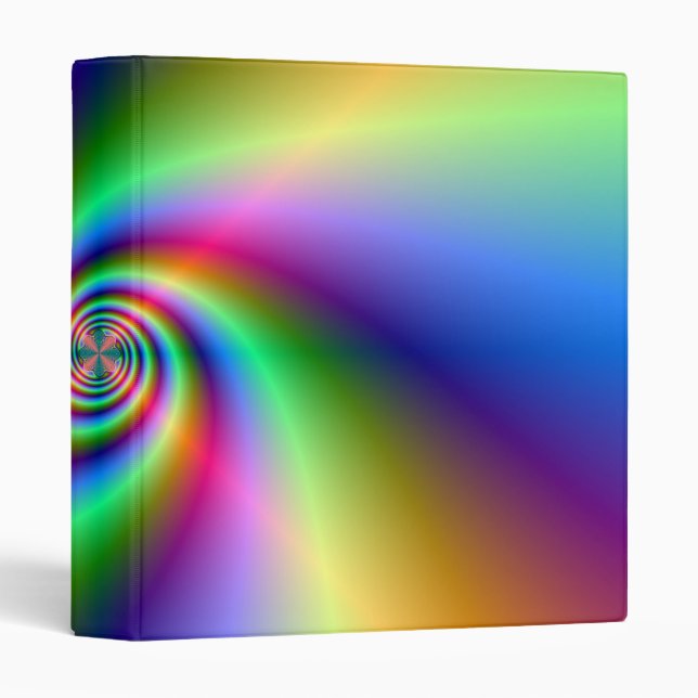 Psychedelic Four Wind Spiral Binder (Front/Spine)