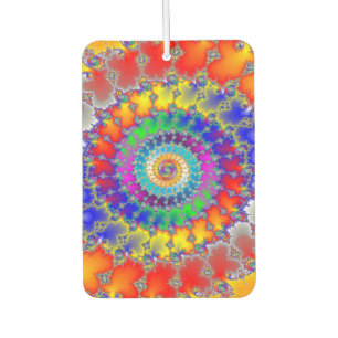 Psychedelic Fractal Air Freshener
