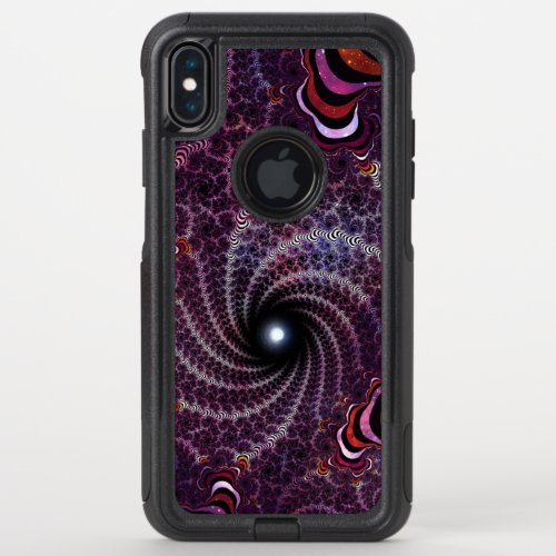 Psychedelic_fractal_art_trance_psy OtterBox Commuter iPhone XS Max Case
