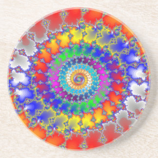 Psychedelic Fractal Coaster