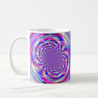 Psychedelic Fractal Design Coffee Mug