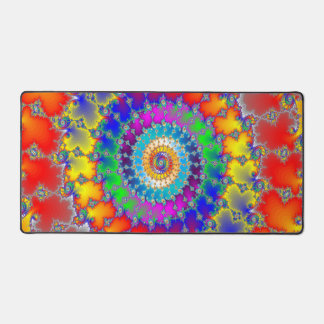 Psychedelic Fractal Desk Mat