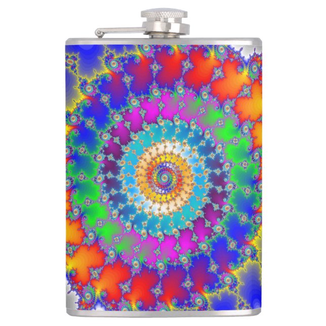 Psychedelic Fractal Flask (Front)