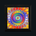 Psychedelic Fractal Gift Box<br><div class="desc">Artwork by Brady Arnold.</div>