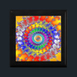 Psychedelic Fractal Gift Box<br><div class="desc">Artwork by Brady Arnold.</div>
