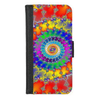 Psychedelic Fractal iPhone 8/7 Wallet Case