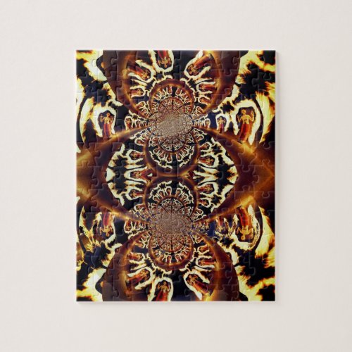 Psychedelic Fractal Jigsaw Puzzle