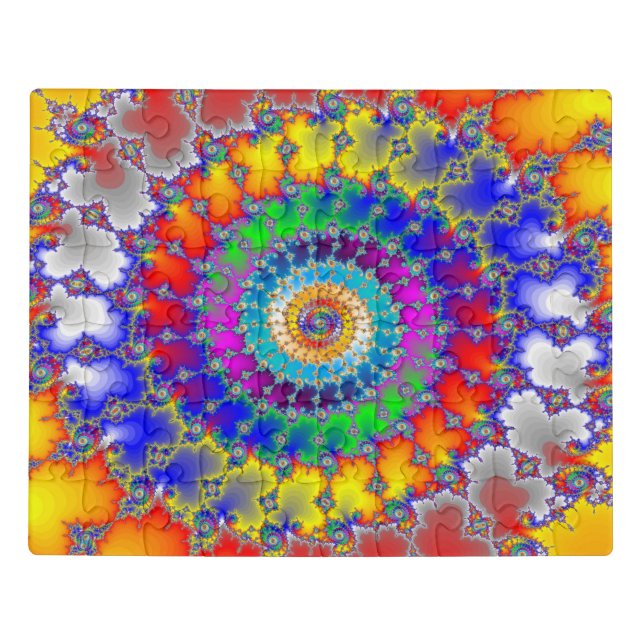 Psychedelic Fractal Jigsaw Puzzle (Puzzle Horizontal)