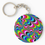 Psychedelic - Fractal Keychain