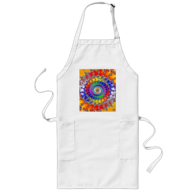 Psychedelic Fractal Long Apron (Front)