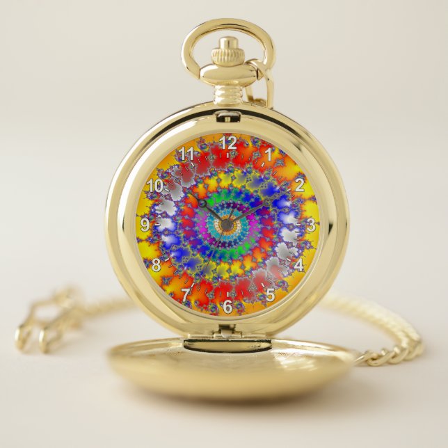 Psychedelic Fractal Pocket Watch (Inside)
