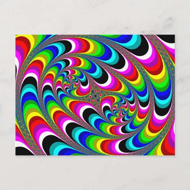 Psychedelic - Fractal Postcard (Front)