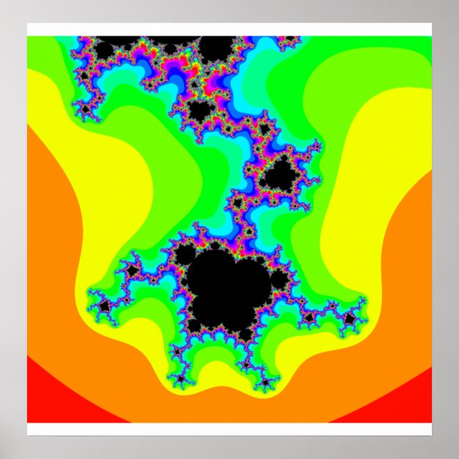 Psychedelic Fractal Poster (Front)