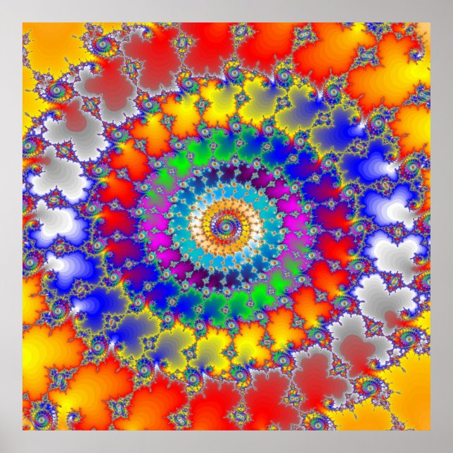 Psychedelic Fractal Poster (Front)