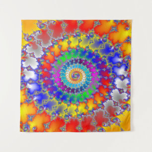 Psychedelic Fractal Tapestry