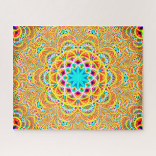 Psychedelic Fractals Jigsaw Puzzle