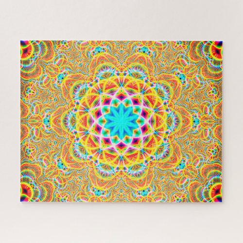 Psychedelic Fractals Jigsaw Puzzle