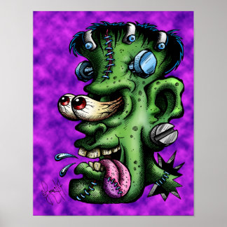 Psychedelic Frankie Fink Poster