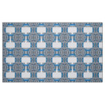 Psychedelic Fun Fractal Pattern &amp; Text Fabric