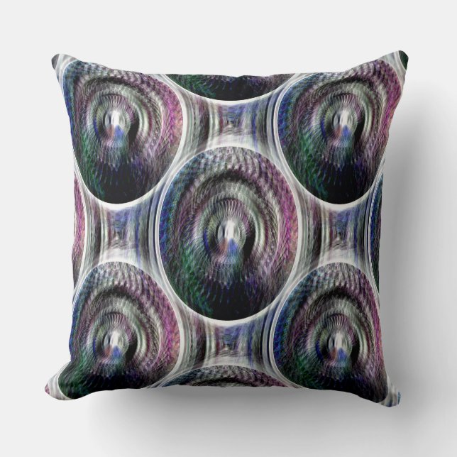 Psychedelic Fun..... Throw Pillow (Front)
