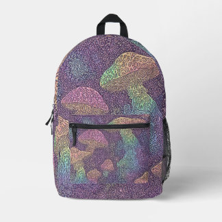 Psychedelic Fungi Galaxy - Backpack