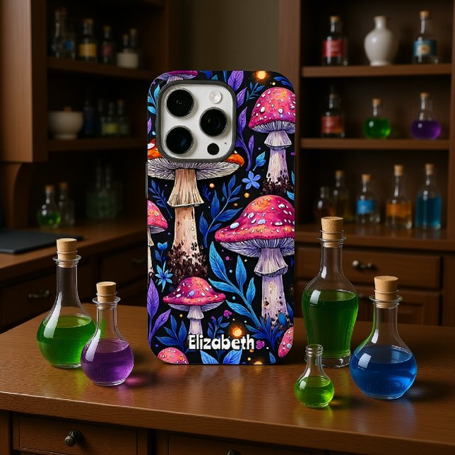 Psychedelic Fungi Pattern Case-Mate iPhone Case (Creator Uploaded)