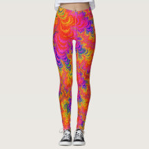 Psychedelic Funky Hippie Boho Neon Rainbow Fractal