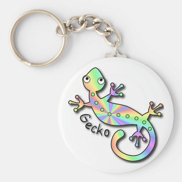 Rainbow Colorful Geckos Lizards Eraser Set of 2