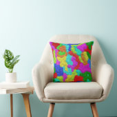 Psychedelic Glitter Pattern Pillow (Chair)