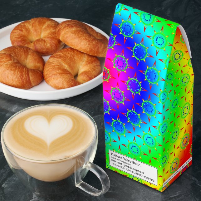 Psychedelic Glory Rainbow and Stars Roasted Coffee (Breakfast)
