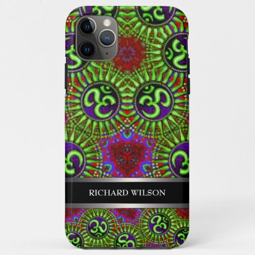 Psychedelic GOA OM Pattern Galaxy S5 iPhone 11 Pro Max Case