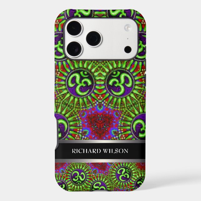 Psychedelic GOA OM Pattern Galaxy S5 Iphone Case (Back)