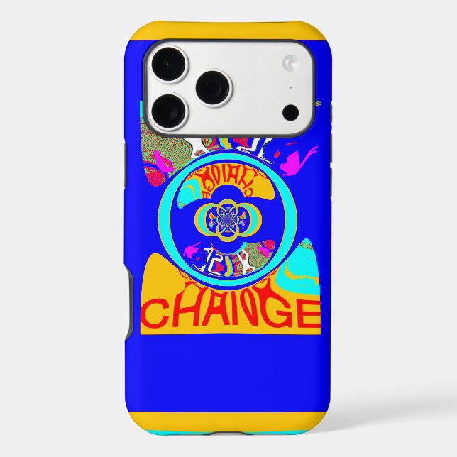 Psychedelic Groove: Pop Art Abstract Energy Case-Mate iPhone Case (Back)