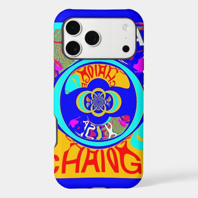 Psychedelic Groove: Pop Art Abstract Energy Case-Mate iPhone Case (Back)
