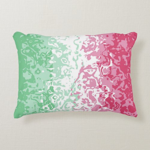 Psychedelic Groovy Abstract Abrosexual Pride Flag Accent Pillow