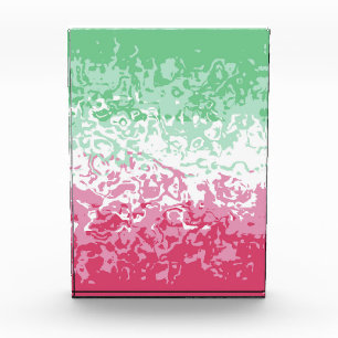 Psychedelic Groovy Abstract Abrosexual Pride Flag Acrylic Award