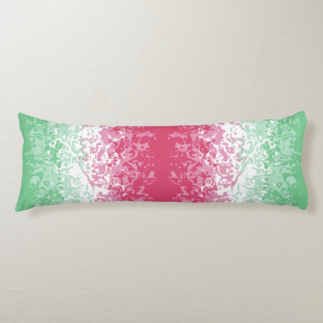 Psychedelic Groovy Abstract Abrosexual Pride Flag Body Pillow (Front)