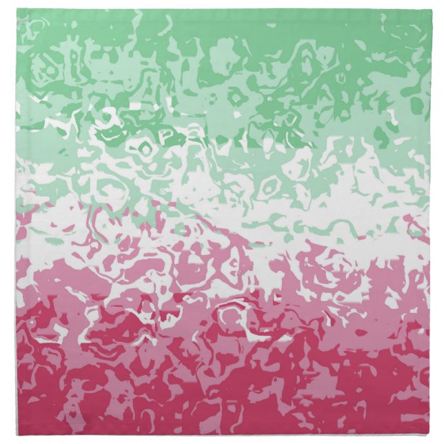 Psychedelic Groovy Abstract Abrosexual Pride Flag Cloth Napkin (Front)