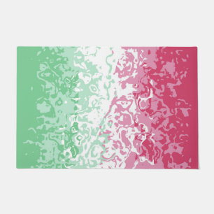 Psychedelic Groovy Abstract Abrosexual Pride Flag Doormat