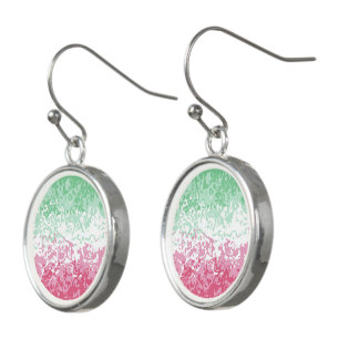 Psychedelic Groovy Abstract Abrosexual Pride Flag Earrings