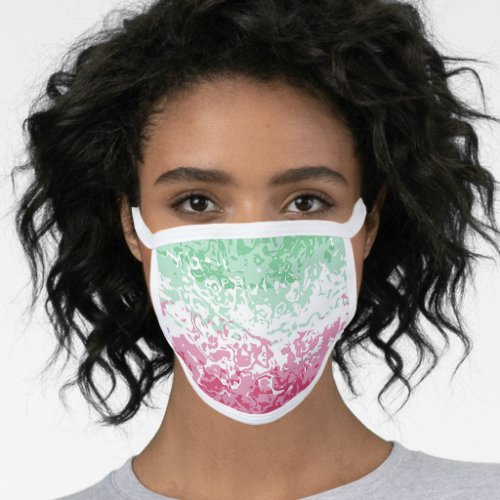 Psychedelic Groovy Abstract Abrosexual Pride Flag Face Mask