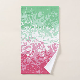 Psychedelic Groovy Abstract Abrosexual Pride Flag Hand Towel