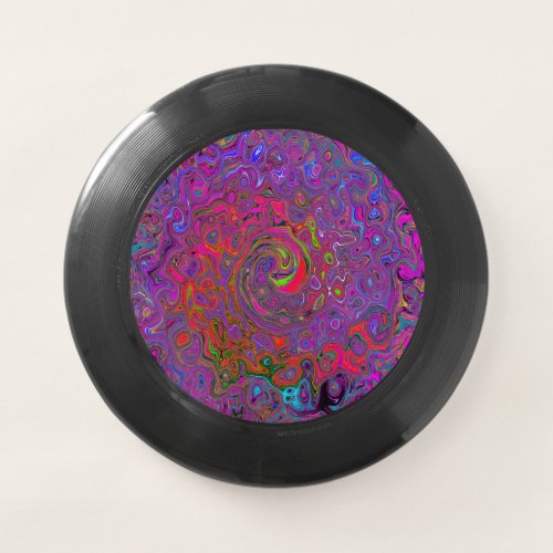 Psychedelic Groovy Magenta Retro Liquid Swirl Wham_O Frisbee