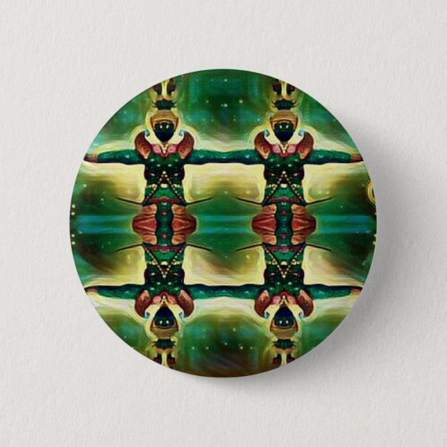 Psychedelic Guard Pinback Button (Front)