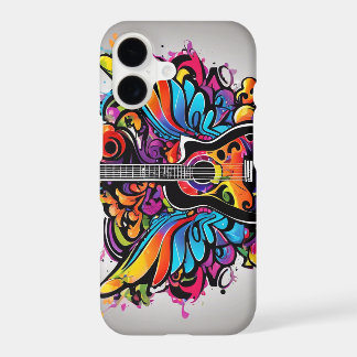Psychedelic Guitar iPhone 17 Case