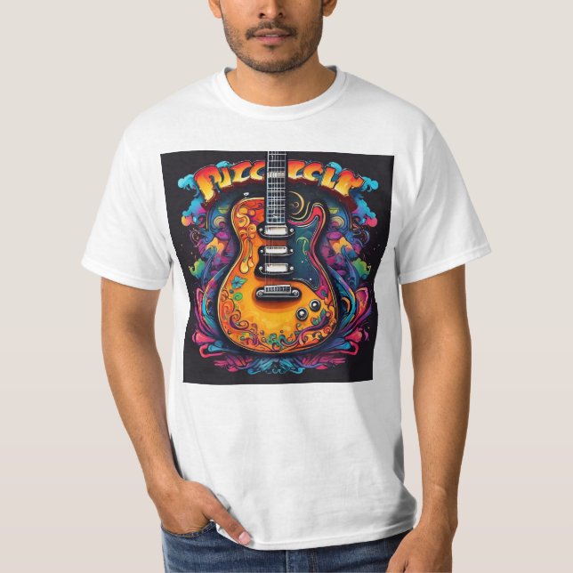 Psychedelic Guitar T-Shirt (Front)