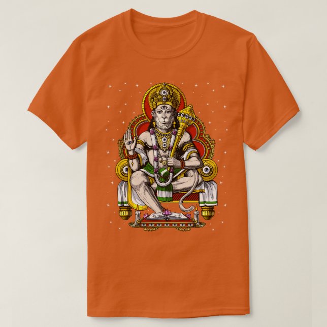Psychedelic Hanuman T-Shirt (Design Front)