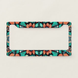 Psychedelic Hawaiian License Plate Frame